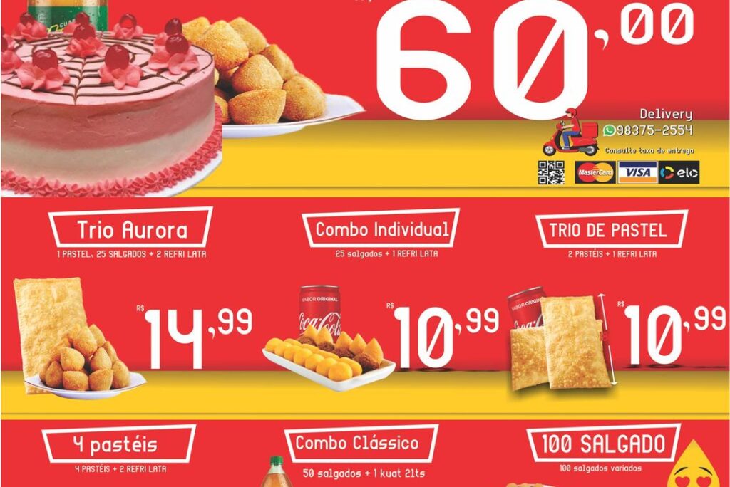 Promoção Aurora Salgados